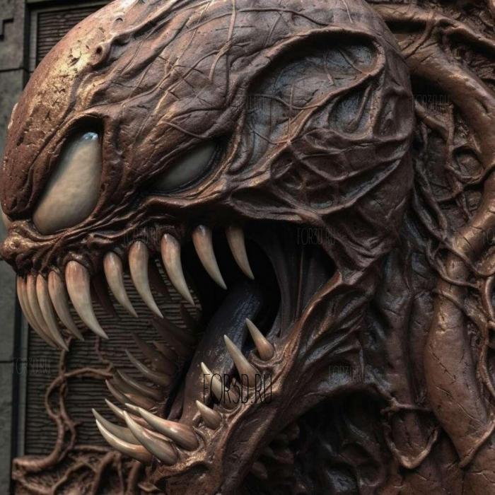 stl Venom movie 3 stl model for CNC